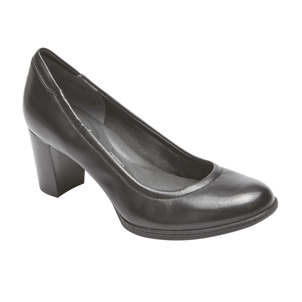 Rockport Womens Pumps Black - truFLEX Chaya - UK 541-EMCGXL